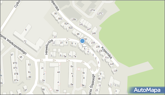 Gdynia, Heweliusza Jana, 6, mapa Gdyni