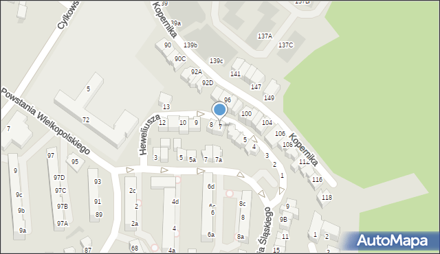 Gdynia, Heweliusza Jana, 7, mapa Gdyni