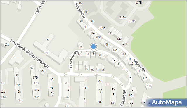 Gdynia, Heweliusza Jana, 9, mapa Gdyni