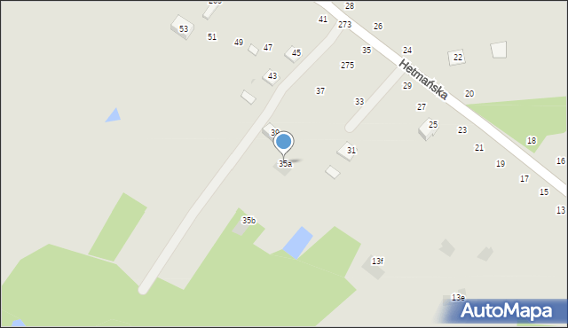 Głogów Małopolski, Hetmańska, 35a, mapa Głogów Małopolski