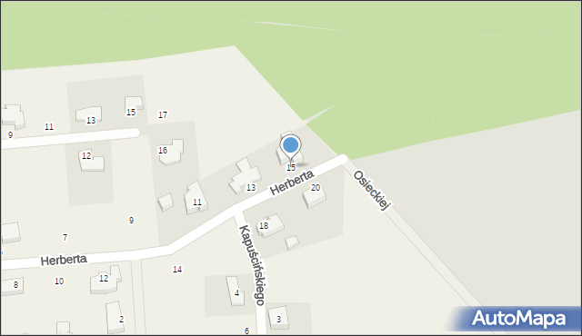 Gowino, Herberta Zbigniewa, 15, mapa Gowino