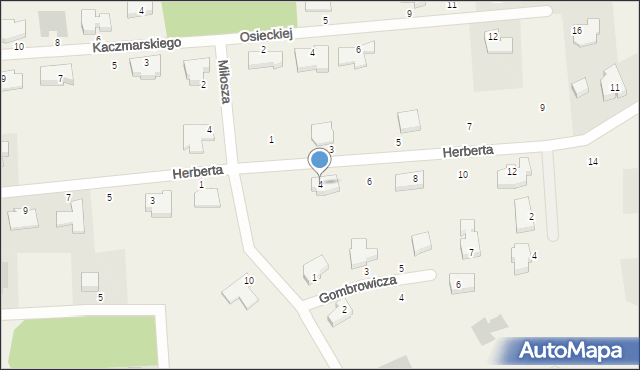 Gowino, Herberta Zbigniewa, 4, mapa Gowino