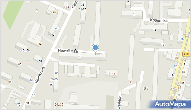 Grudziądz, Heweliusza Jana, 2d, mapa Grudziądza