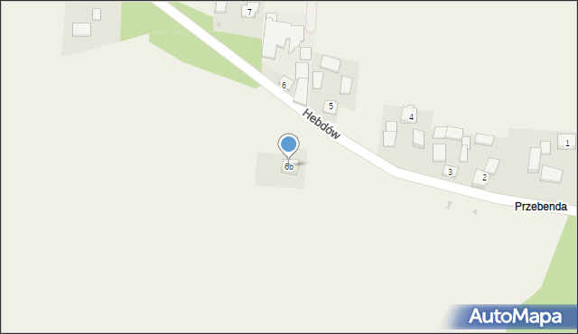 Hebdów, Hebdów, 6b, mapa Hebdów