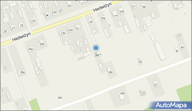 Hedwiżyn, Hedwiżyn, 19a, mapa Hedwiżyn