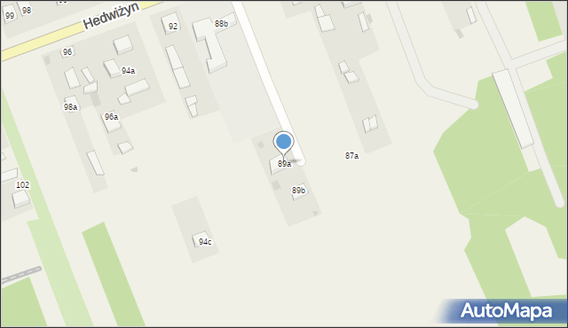 Hedwiżyn, Hedwiżyn, 89a, mapa Hedwiżyn