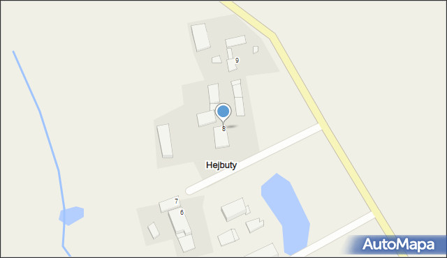 Hejbuty, Hejbuty, 8, mapa Hejbuty