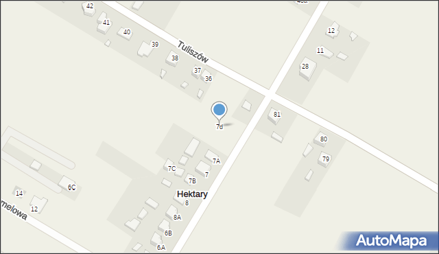 Hektary, Hektary, 7d, mapa Hektary
