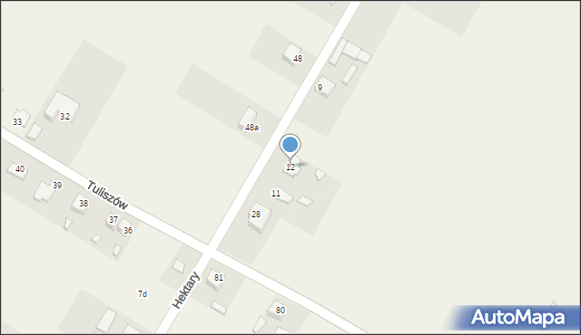 Hektary, Hektary, 12, mapa Hektary