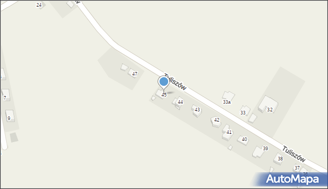 Hektary, Hektary, 45, mapa Hektary