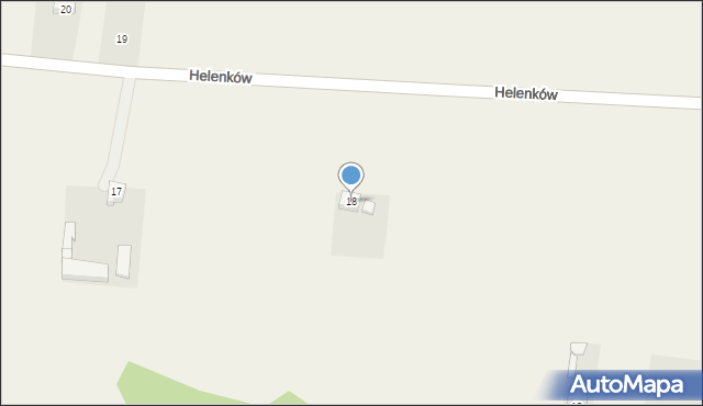 Helenków, Helenków, 18, mapa Helenków