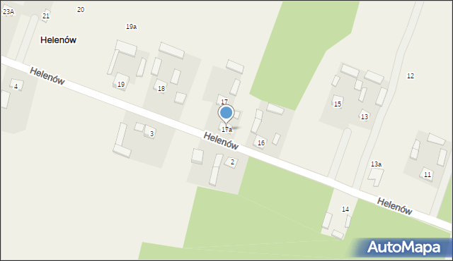 Helenów, Helenów, 17a, mapa Helenów