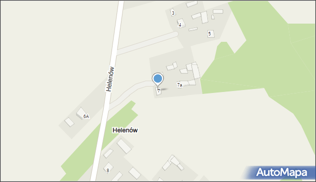 Helenów, Helenów, 7, mapa Helenów