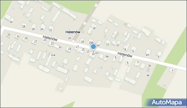 Helenów, Helenów, 11, mapa Helenów