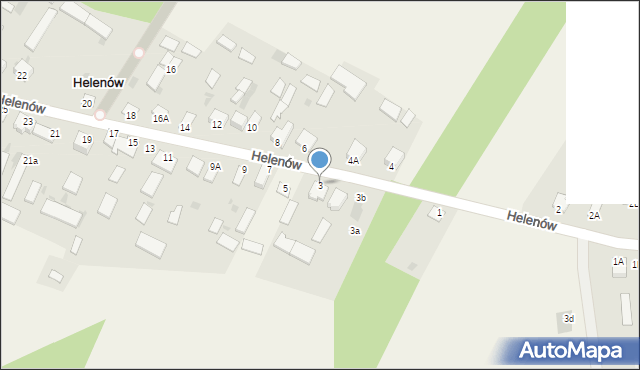 Helenów, Helenów, 3, mapa Helenów