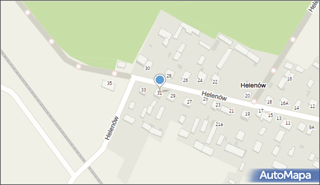 Helenów, Helenów, 31, mapa Helenów