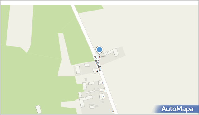 Helenów, Helenów, 1, mapa Helenów
