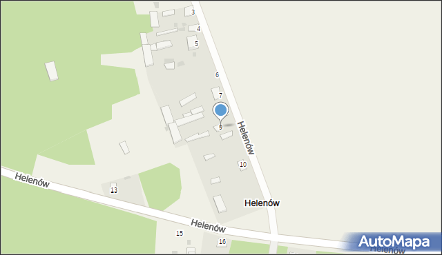 Helenów, Helenów, 9, mapa Helenów