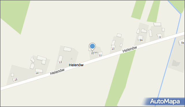 Helenów, Helenów, 12, mapa Helenów