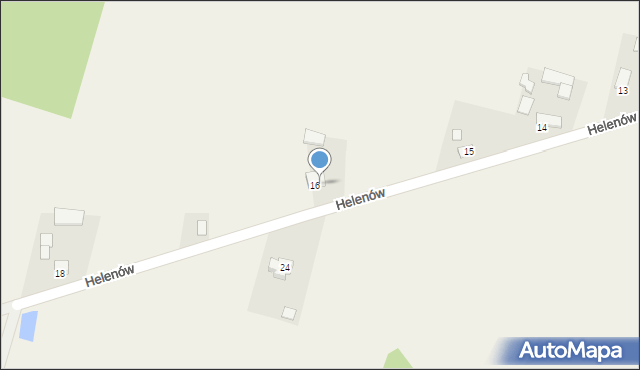 Helenów, Helenów, 17, mapa Helenów