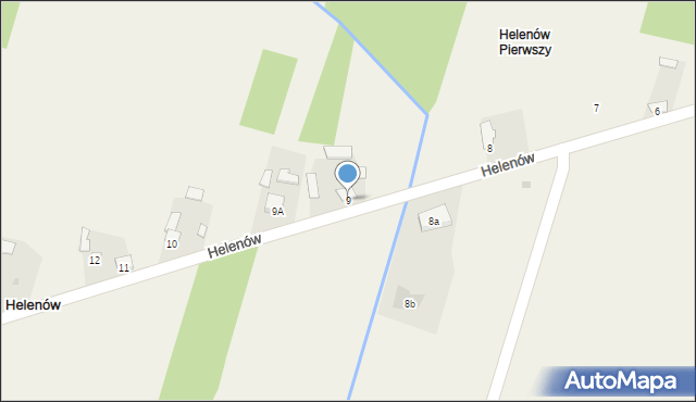 Helenów, Helenów, 9, mapa Helenów