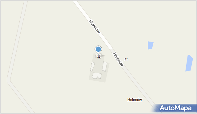 Helenów, Helenów, 21, mapa Helenów