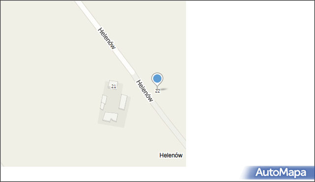 Helenów, Helenów, 22, mapa Helenów