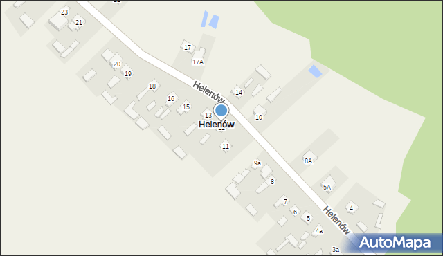 Helenów, Helenów, 12, mapa Helenów