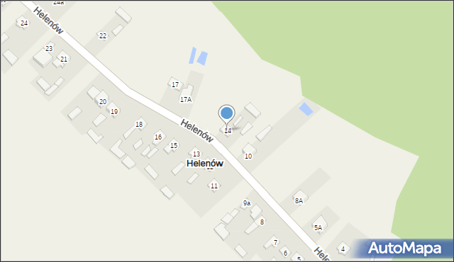 Helenów, Helenów, 14, mapa Helenów
