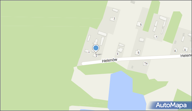 Helenów, Helenów, 2, mapa Helenów