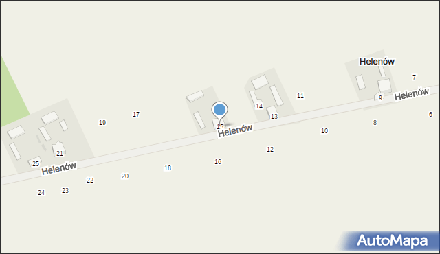 Helenów, Helenów, 15, mapa Helenów