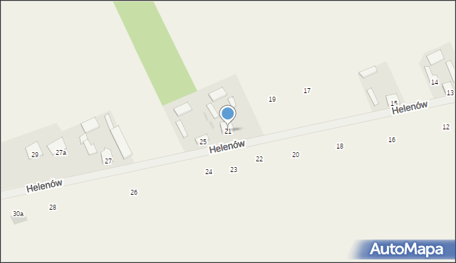 Helenów, Helenów, 21, mapa Helenów