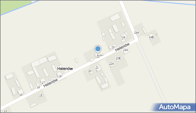 Helenów, Helenów, 22, mapa Helenów