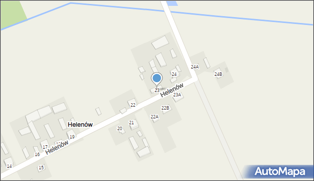 Helenów, Helenów, 23, mapa Helenów