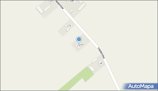 Helenów, Helenów, 17c, mapa Helenów