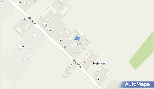 Helenów, Helenów, 9, mapa Helenów