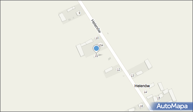 Helenów, Helenów, 11, mapa Helenów
