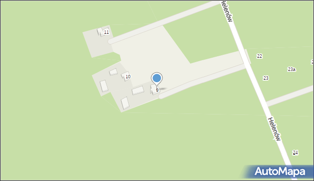 Helenów, Helenów, 9, mapa Helenów