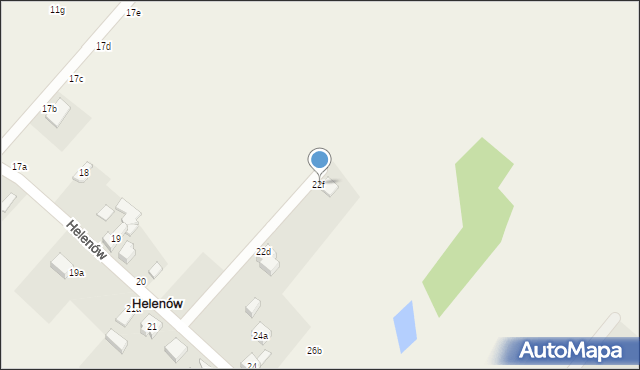 Helenów, Helenów, 22f, mapa Helenów