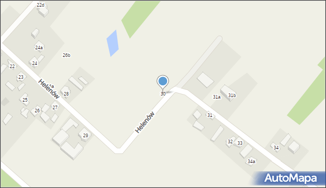 Helenów, Helenów, 30, mapa Helenów