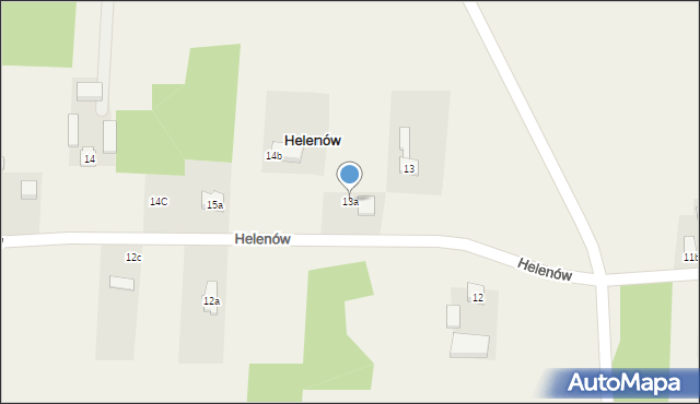 Helenów, Helenów, 13a, mapa Helenów