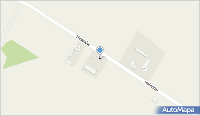 Helenów, Helenów, 21, mapa Helenów