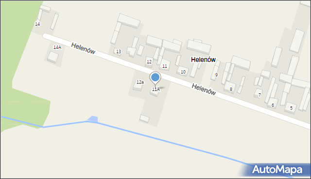 Helenów, Helenów, 11A, mapa Helenów