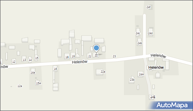 Helenów, Helenów, 22, mapa Helenów