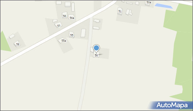 Helenów Pierwszy, Helenów Pierwszy, 54a, mapa Helenów Pierwszy