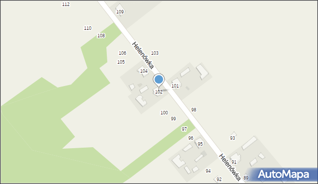 Helenówka, Helenówka, 102, mapa Helenówka