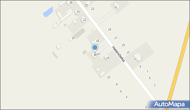 Helenówka, Helenówka, 16, mapa Helenówka