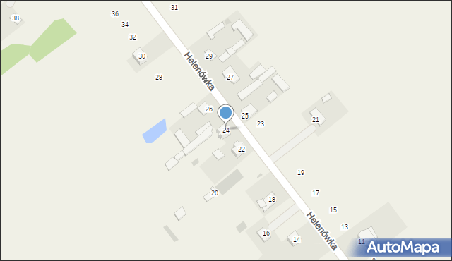 Helenówka, Helenówka, 24, mapa Helenówka