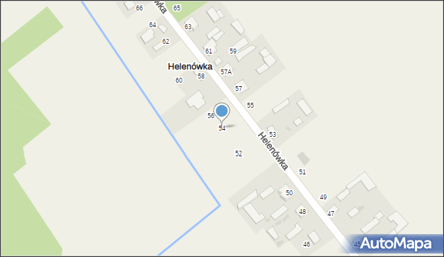 Helenówka, Helenówka, 54, mapa Helenówka
