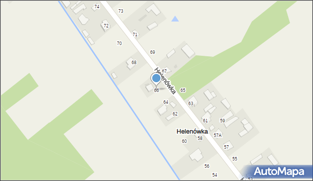 Helenówka, Helenówka, 66, mapa Helenówka